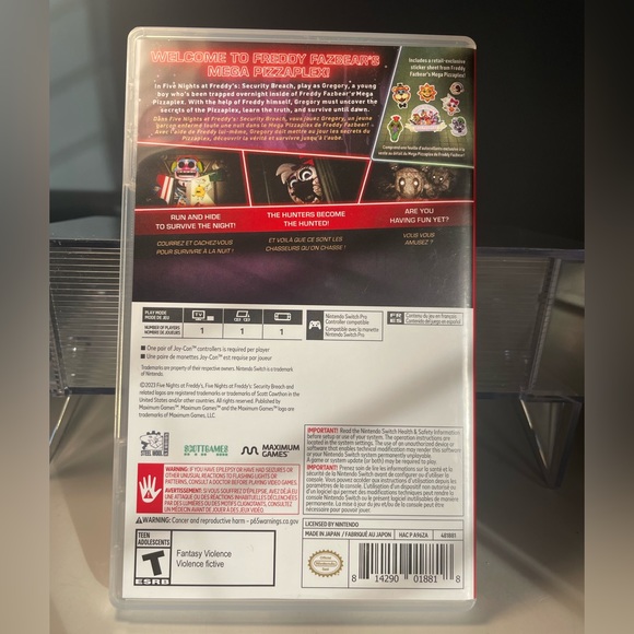 Five Nights at Freddy’s Security Breach Switch game - Picture 3 of 3